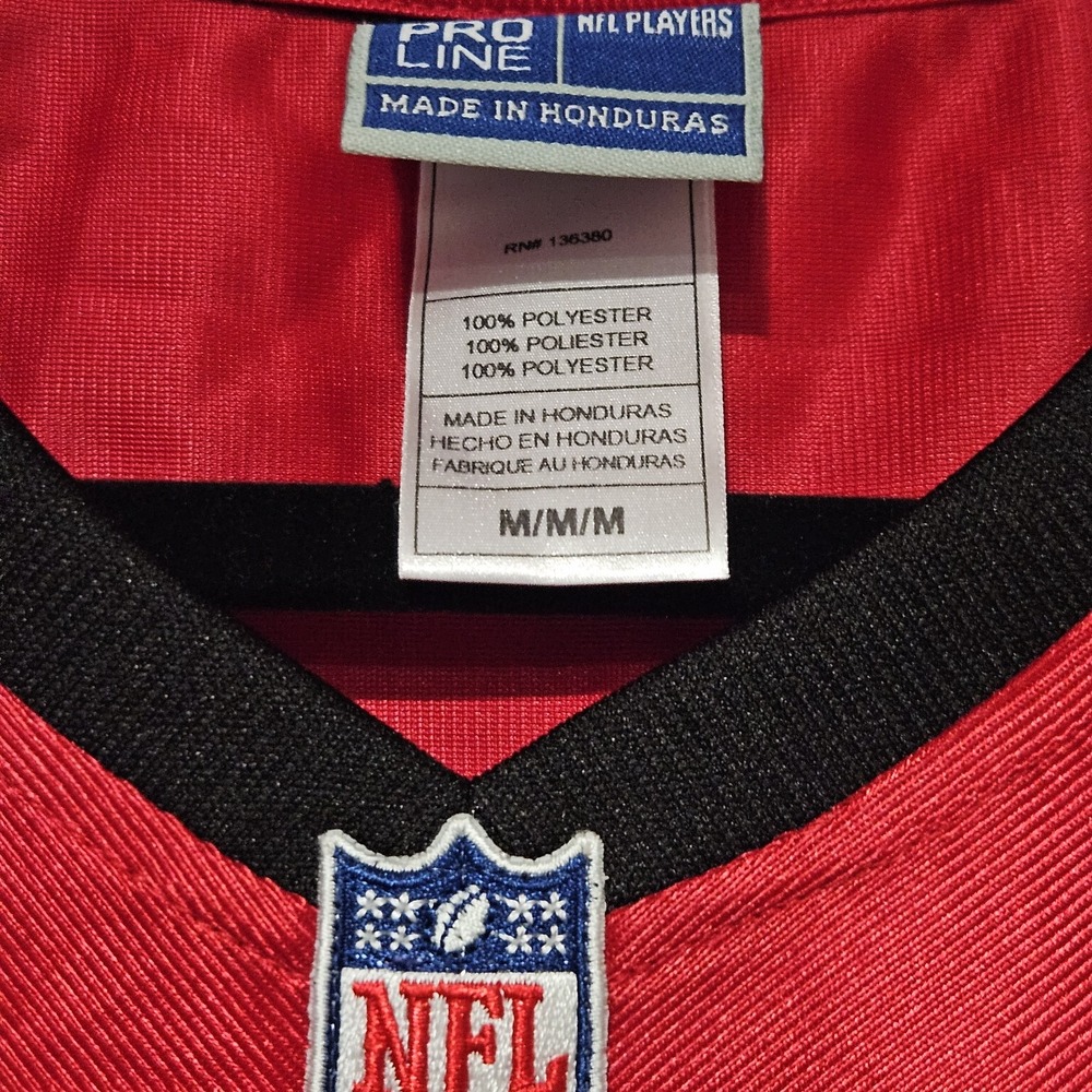 NEW Atlanta Falcons Womens Size‎ Medium Pro Line NFL Team Jersey Blank - Picture 3 of 6